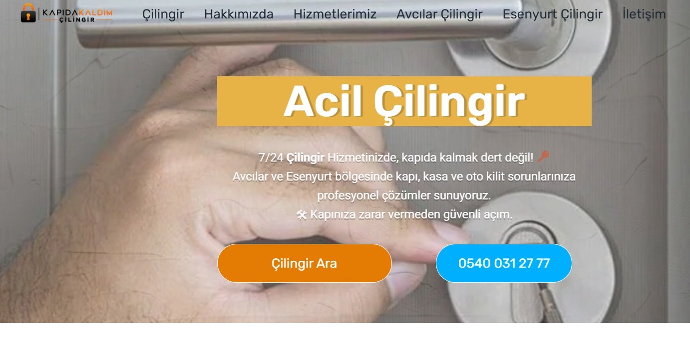 çilingir web sitesi
